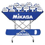 Chariot à ballons pliant de style hamac en acier Mikasa® bleu royal avec sac de tranport, capacité de 24 ballons, 102 x 56 x 122 cm (40 x 22 x 48")
