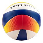 Ballon de volleyball de plage en cuir synthétique Mikasa® «Beach Classic», réplique du modèle des J.O.