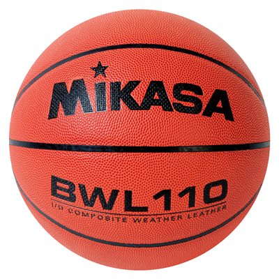 Ballon de basketball Mikasa® en cuir composite Ballon de basketball Mikasa® en cuir composite
