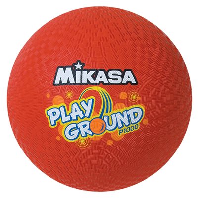 Ballon de jeu en caoutchouc rouge Mikasa® «PlayGround», 25 cm (10") Ballon de jeu en caoutchouc rouge Mikasa® «PlayGround», 25 cm (10")