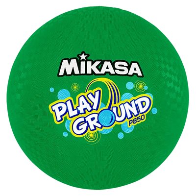 Ballon de jeu en caoutchouc vert Mikasa® «PlayGround», 21,5 cm (8,5") Ballon de jeu en caoutchouc vert Mikasa® «PlayGround», 21,5 cm (8,5")