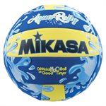 Ballon de volleyball récréatif Mikasa Aqua Rally, bleu / jaune