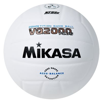 Ballon de volleyball de compétition en composite Mikasa® «VQ2000 Series» blanc Ballon de volleyball de compétition en composite Mikasa® «VQ2000 Series» blanc